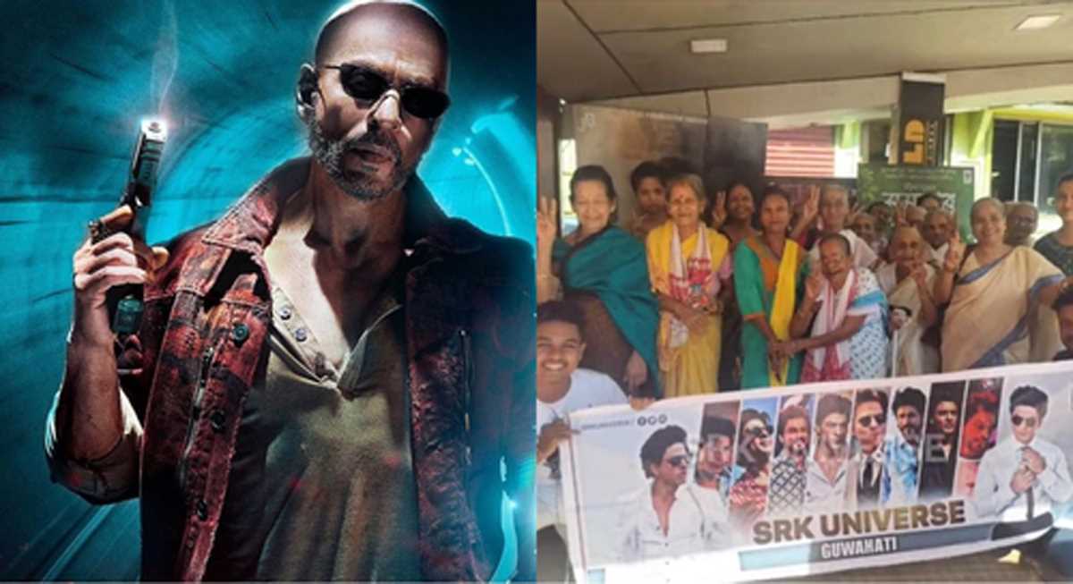 शाहरुख खान की जवान गुवाहाटी में बुजुर्ग महिलाओं के चेहरे पर लाई मुस्कान